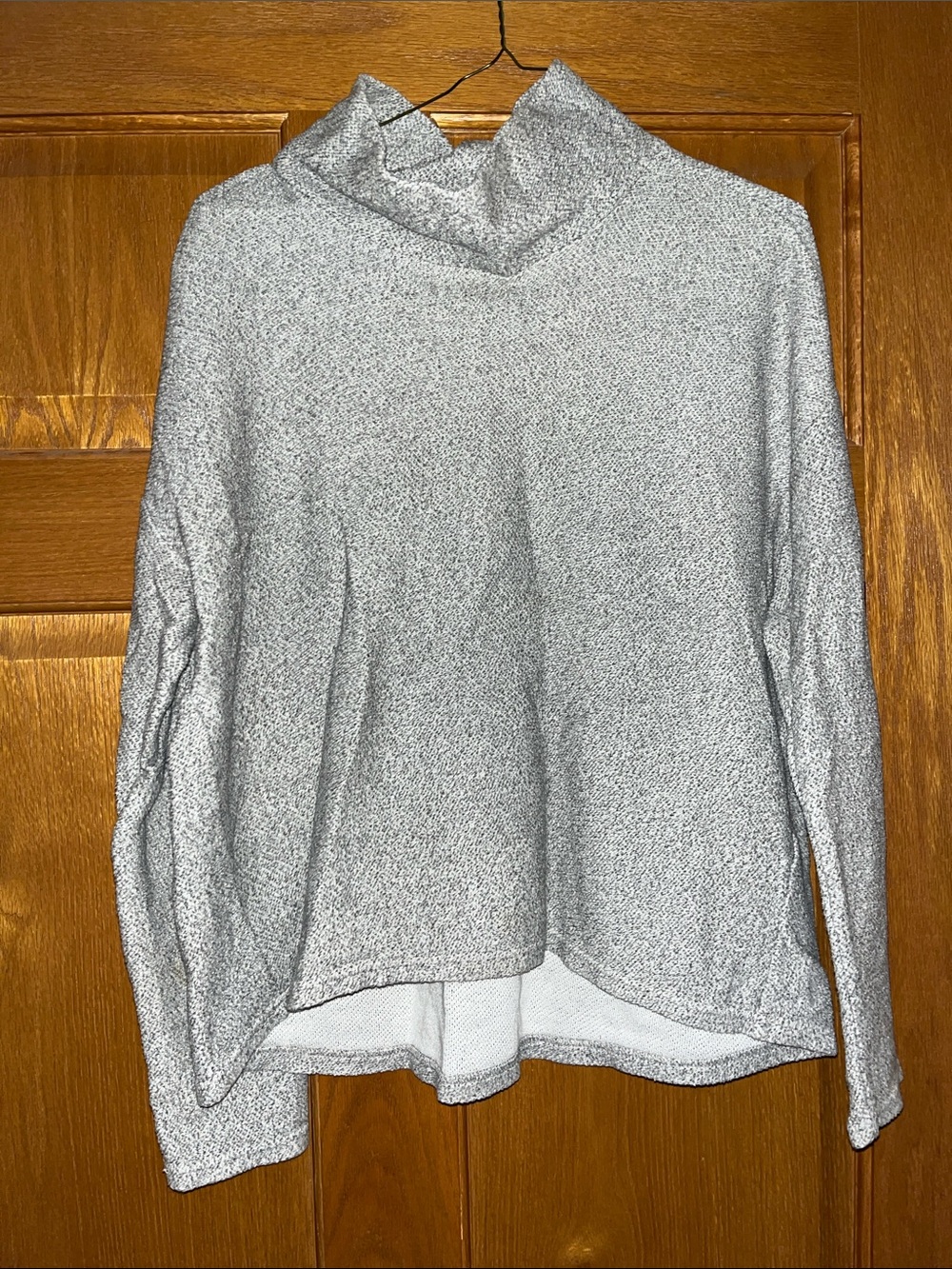 Banana Republic Light Gray Cowl Neck Sweater